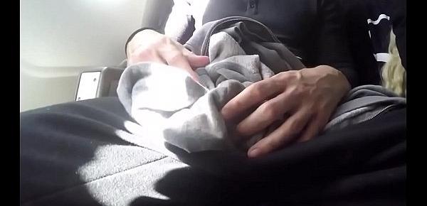  sucking  me  in  a     airplane
